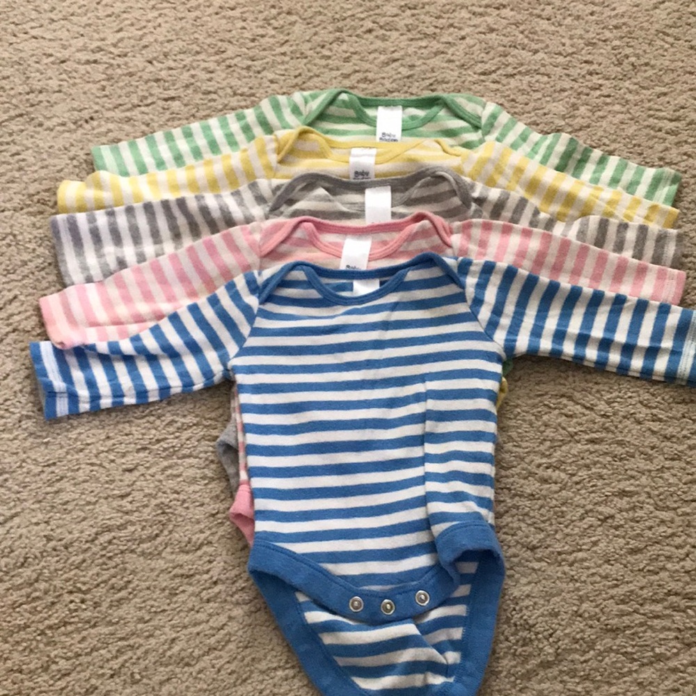 Baby Boden newborn onsies. Set of 5.